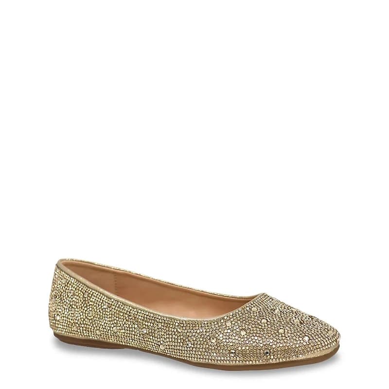 Women's Julia-01 Rhinestone Ballet Flat