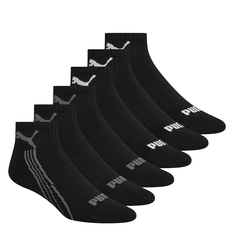 Boys' 6 Pack Training Crew Sock