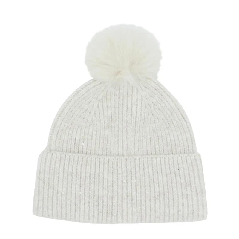 Girl's Beanie Rib-Knit
